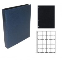 Hartberger Muntalbum - GMS - incl. 10 bladen en zwarte tussenbladen