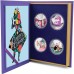 Disney Book Stories – Alice in Wonderland | 2018 Niue 4×2 Dollars 1 oz Silver Proof Coin Set