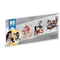 Disney Donald Duck 85th Anniversary | 2019 Niue 1 Dollar 5g Silver Coin Note Disney Donald Duck 85th Anniversary | 2019 Niue 1 Dollar 5g Silver Coin Note