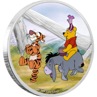 Disney Winnie the Pooh & Friends | 2021 Niue 2 Dollars 1 oz Silver Proof Coin