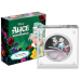 Disney Alice in Wonderland Mad Hatter | 2021 Niue 2 Dollars 1 oz Silver Proof Coin