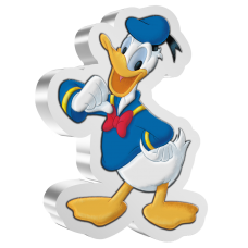 Disney Shaped Coin – Donald Duck | 2021 Niue 2 Dollars 1 oz Silver Proof Coin Disney Shaped Coin – Donald Duck | 2021 Niue 2 Dollars 1 oz Silver Proof Coin