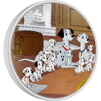 Disney 101 Dalmatians – Family | 2022 Niue 2 Dollars 1 oz Silver Proof Coin Disney 101 Dalmatians – Family | 2022 Niue 2 Dollars 1 oz Silver Proof Coin