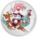 Disney Season’s Greetings Christmas Endless Joy | 2023 Niue 2 Dollars 1 oz Silver Proof Coin