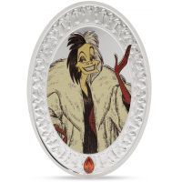 Disney Villains – Cruella de Vil | 2025 Niue 2 Dollars 1 oz Silver Proof Coin