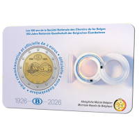 Belgie 2 euro 2026 NMBS BU Coincard FR