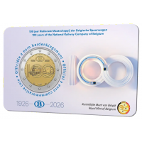 Belgie 2 euro 2026 NMBS BU Coincard NL