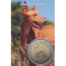 Malta 2 Euro 2026 Faraohond BU Coincard