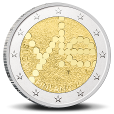 Finland 2 euro 2026 100 Jaar Finse Radio UNC Finland 2 euro 2026 100 Jaar Finse Radio UNC