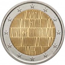 Kroatië 2 euro 2026 Kroatische Radio UNC Kroatië 2 euro 2026 Kroatische Radio UNC
