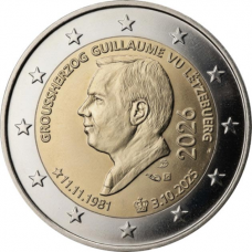Luxemburg 2 euro 2026 Troonsbestijging Guillaume UNC (MdP)