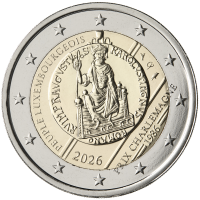 Luxemburg 2 euro 2026 Karel de Grote Prijs UNC (KNM)