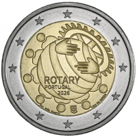 Portugal 2 euro 2026 Rotary UNC