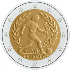 Slowakije 2 euro 2026 EK Kampioen 1976 UNC