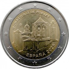 Spanje 2 euro 2026 Klooster van Poblet UNC