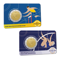 Finland 2 Euro 2025 Atletiek BU coincard EN of  FI