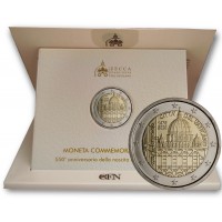 Vaticaan 2 euro 2025 Michelangelo BU in Blister Vaticaan 2 euro 2025 Michelangelo BU in Blister