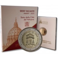 Vaticaan 2 euro 2025 Sede Vacante BU in Blister Vaticaan 2 euro 2025 Sede Vacante BU in Blister