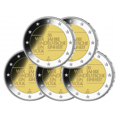 Duitsland 2 euro 2025 ADFGJ Duitse Eenheid | UNC