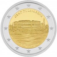 Kroatië 2 euro 2025 Stad Pula – Arena | UNC