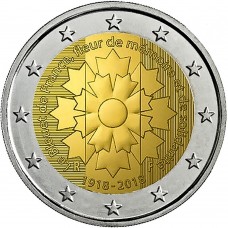 Frankrijk 2 euro 2018 'Korenbloem (einde 1e Wereldoorlog)' UNC