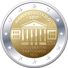Estland 2 euro 2019 Universiteit van Tartu UNC