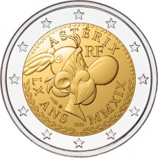 Frankrijk 2 euro 2019 Asterix UNC