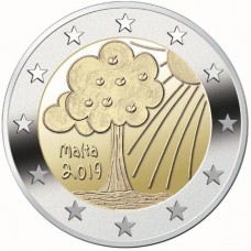 Malta 2 euro 2019 Natuur & Milieu UNC Frans muntteken