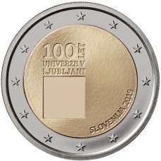 Slovenie 2 euro 2019 Universiteit van Ljubljana UNC