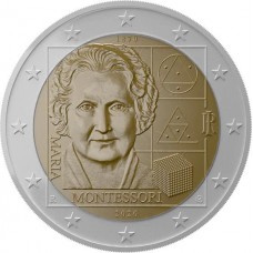 Italie 2 euro 2020 Maria Montessori UNC