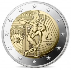 Frankrijk 2 euro 2022 Olympische Spelen Parijs 2024 UNC
