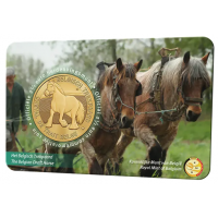 Belgie 2,50 Euro 2026 Belgisch Trekpaard BU Coincard