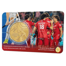 Belgie 2,50 Euro 2026 WK Hockey BU Coincard