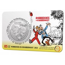 Belgie 5 euro 2023 Robbedoes BU in coincard
