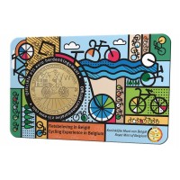 Belgie 2,50 euro 2023 Fietsbeleving BU in coincard
