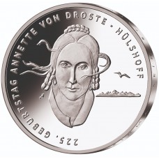 Duitsland 20 euro 2022 G Anette Von Droste-Hulshoff UNC Duitsland 20 euro 2022 G Anette Von Droste-Hulshoff UNC