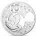 Frankrijk 10 euro 2018: Mickey & Minnie Mouse - silver proof coin