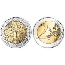 Frankrijk 2 euro 2021 UNC - type 2