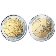 Italie 2 euro 2007 UNC - type 1