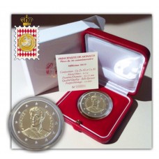 Monaco 2 euro 2019 Prins Honore V Proof