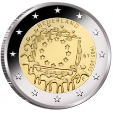 Nederland 2 euro 2015 'Europese Vlag' UNC