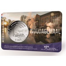 Nederland 5 euro 2020 Woudagemaal BU in coincard Nederland 5 euro 2020 Woudagemaal BU in coincard