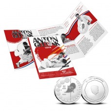 Nederland 5 euro 2021 Anton Geesink zilver proof Nederland 5 euro 2021 Anton Geesink zilver proof