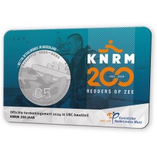 Nederland 5 euro 2024 KNRM UNC in coincard