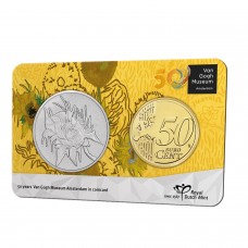 Nederland 50 cent 2023 Van Gogh Museum in Coincard