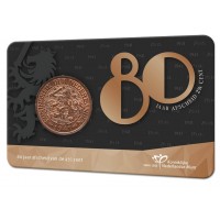 Nederland 2021: 80 Jaar Afscheid 2 1/2 Cent 1941 in coincard