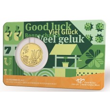 Nederland 10 cent 2021: Geluksdubbeltje in coincard