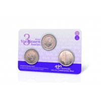 Nederland 2017: ´Drie vorstinnen kwartjes´ in coincard (3x 25 cent) Nederland 2017: ´Drie vorstinnen kwartjes´ in coincard (3x 25 cent)