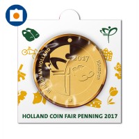 munthouder 9 - Holland Coin Fair - Nederland - Klompen penning 2017 BU