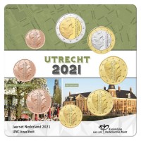 Nederland UNC blister set 10 - 2021 Nederland UNC blister set 10 - 2021